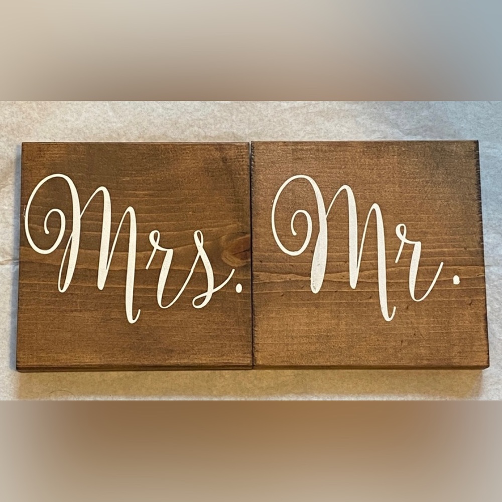 Rustic wedding signs decor bundle - 3 pieces. Details of each in description.